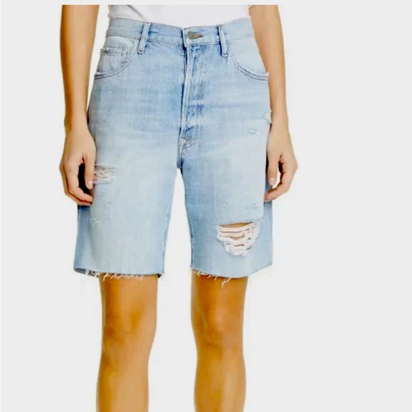Frame Le Slouch Bermuda Shorts - Picture 1 of 5